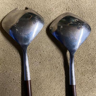  Mid century modern PYRAMI                      D STAINLESS SALAD UTENSILS 