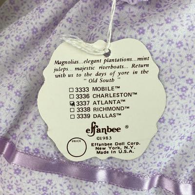  Vintage EFFANBEE PRIDE OF THE SOUTH ATLANTA DOLL 3337 