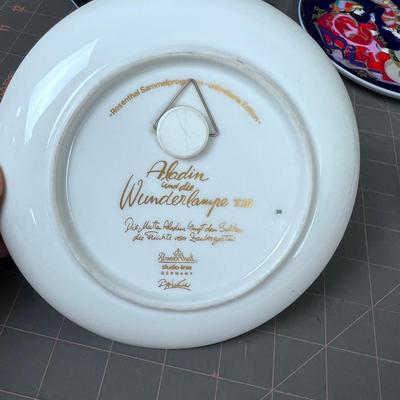 Collection of Rosenthal Studio-line Wall Plates (5) Arabian Knights