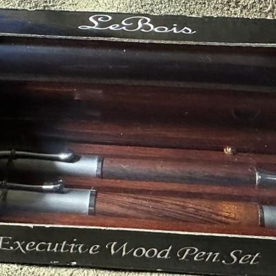 LeBois Executive Wood Pen Set NIB