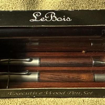 LeBois Executive Wood Pen Set NIB