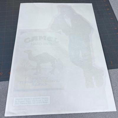 Joe Camel Window/Door Sticker 1991