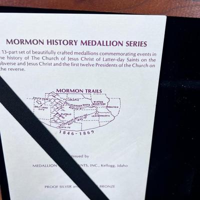 Mormon History Medallion Series Including Jesus, Joseph to Spencer Kimball
