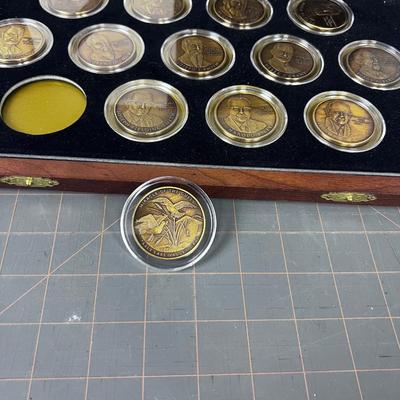 Mormon History Medallion Series Including Jesus, Joseph to Spencer Kimball