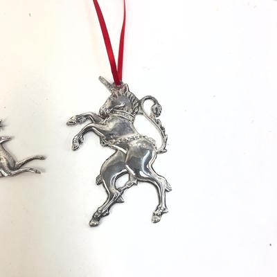 693 Sterling Horse,Pineapple, Kirk Stieff Unicorn