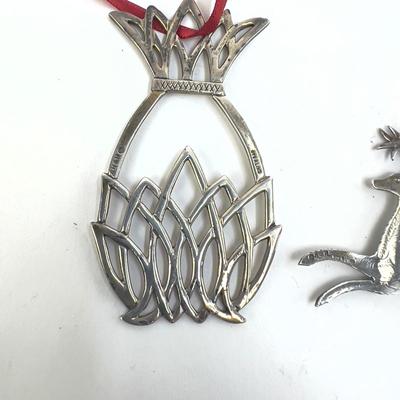 693 Sterling Horse,Pineapple, Kirk Stieff Unicorn