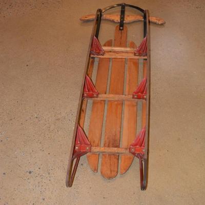 Gladding "Speedway" Metal Runner Sled 54"