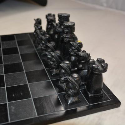 Small Soapstone Chess Set South America