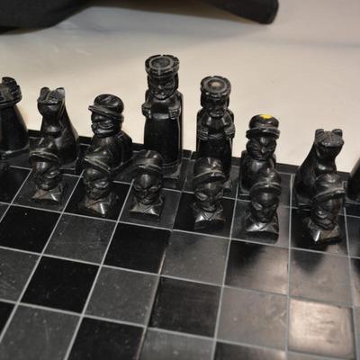 Small Soapstone Chess Set South America