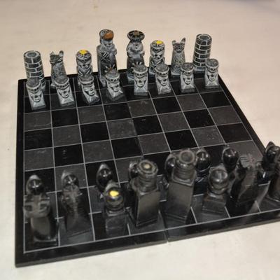 Small Soapstone Chess Set South America