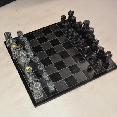 Small Soapstone Chess Set South America