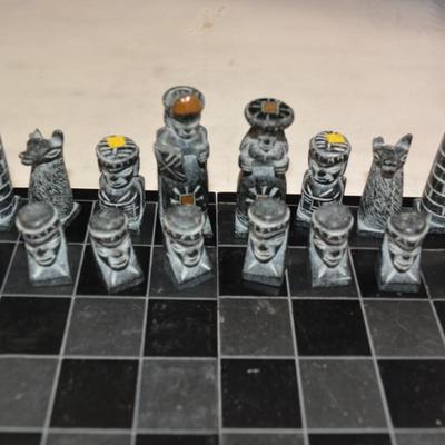 Small Soapstone Chess Set South America
