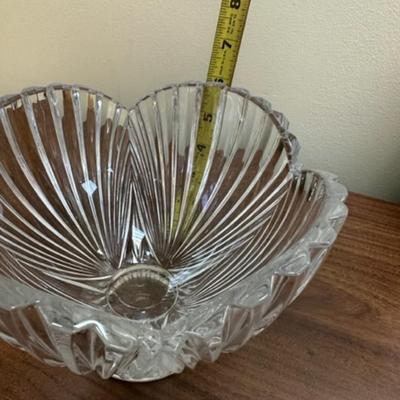 Vintage Waterford Crystal Nautical Shell Bowl