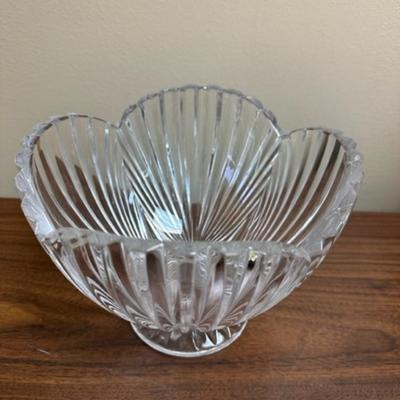Vintage Waterford Crystal Nautical Shell Bowl