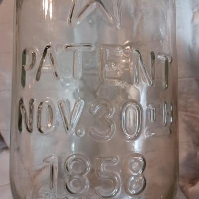 1858 Patent Pending Original 5 Gallon Pickle Jar