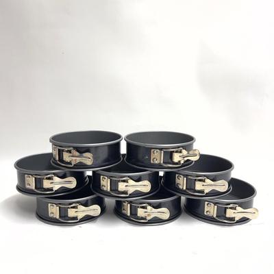 696 Set of 8 Springform Pans 4.75â€