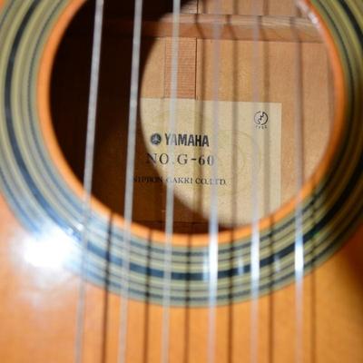 Vintage 60's Yamaha No. G-60 Nippon Gakki Classical Guitar 40