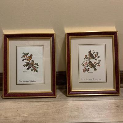 Two Anne Worsham Richardson Signed Framed Prints (BD-HS)
