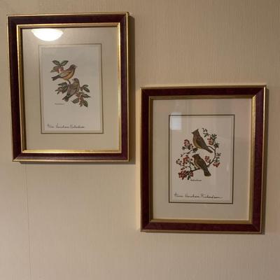 Two Anne Worsham Richardson Signed Framed Prints (BD-HS)