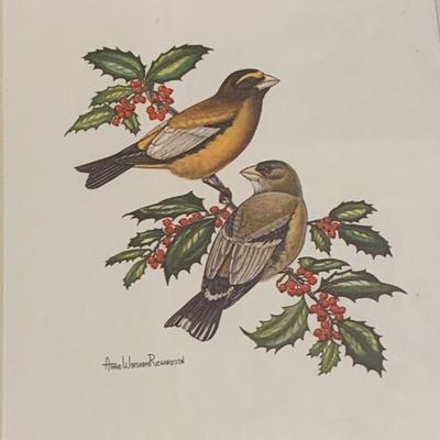 Two Anne Worsham Richardson Signed Framed Prints (BD-HS)