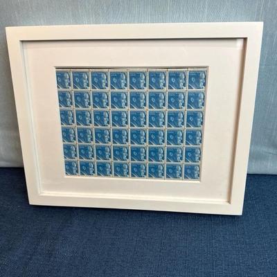 Lot 42, Robert Kennedy framed stamps 15â€œ x 12â€œ