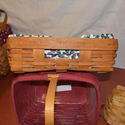 Lot of 7 Longaberger Baskets