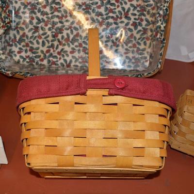 Lot of 7 Longaberger Baskets