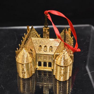 Set of 2 Virginia Metal Crafters Colonial Williamsburg Ornaments