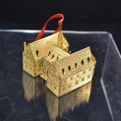Set of 2 Virginia Metal Crafters Colonial Williamsburg Ornaments