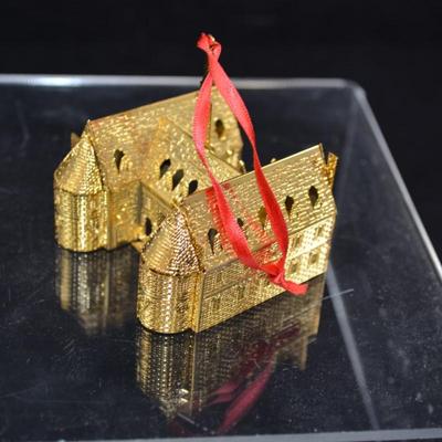 Set of 2 Virginia Metal Crafters Colonial Williamsburg Ornaments