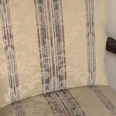 PAIR High Back Upholstered Casual Chairs
