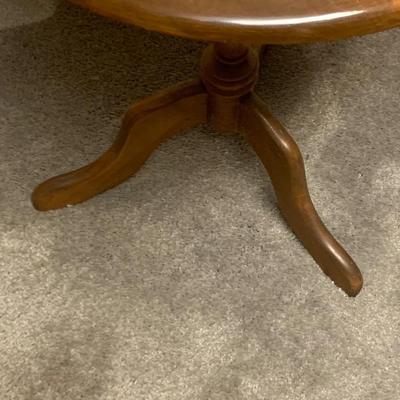 Clean Solid Wood Round Table