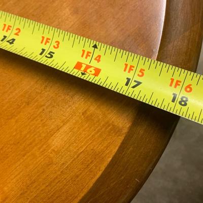 Clean Solid Wood Round Table