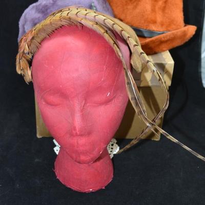 Lot of 3 Vintage Ladies Hats with Joseph Ney's Box