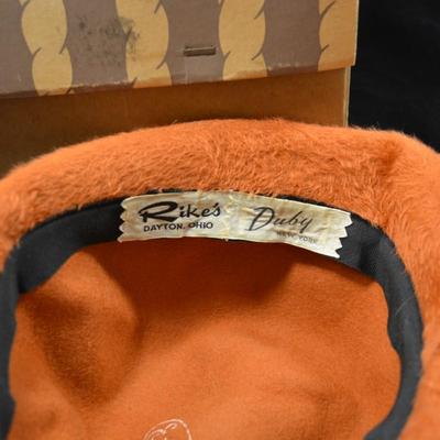Lot of 3 Vintage Ladies Hats with Joseph Ney's Box