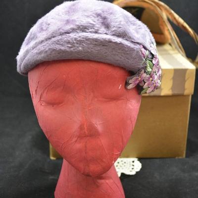 Lot of 3 Vintage Ladies Hats with Joseph Ney's Box