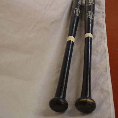 Set of 2 Wood RAWLINGS Tee Ball Bat + Big Stick 26"/28"