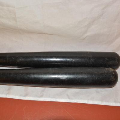 Set of 2 Wood RAWLINGS Tee Ball Bat + Big Stick 26"/28"