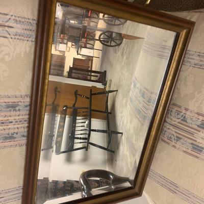 Wood / Mirror Serving Tray