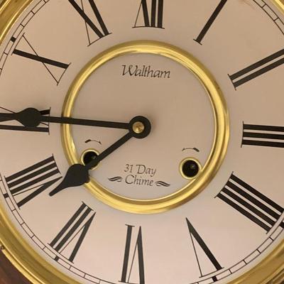 Waltham 31 Day Chime Regulator Clock