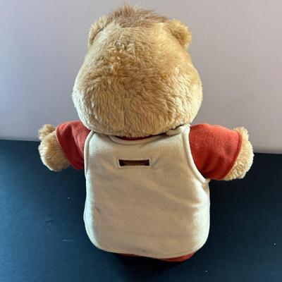 Vintage Teddy Ruxpin Bear w Cartridges, Books