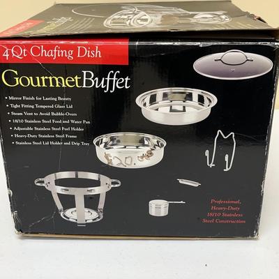 GOURMET BUFFET ~ 4 Quart Chafing Dish