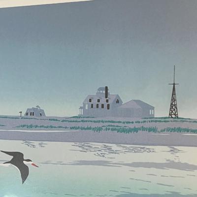 Framed Numbered Signed Lithograph â€œCobb Island Stationâ€