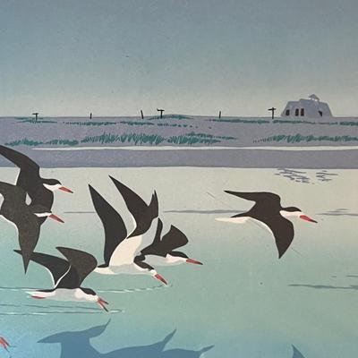 Framed Numbered Signed Lithograph â€œCobb Island Stationâ€