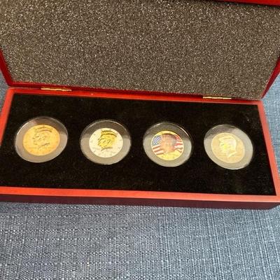 Lot 52 collection of JFK coins