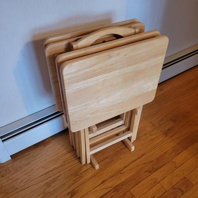 Four Folding Tables and Storage Stand (DR-DW)