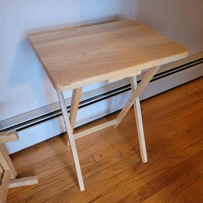 Four Folding Tables and Storage Stand (DR-DW)