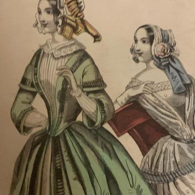 Vintage Ladies Fashion Framed Prints