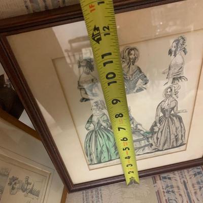 Vintage Ladies Fashion Framed Prints