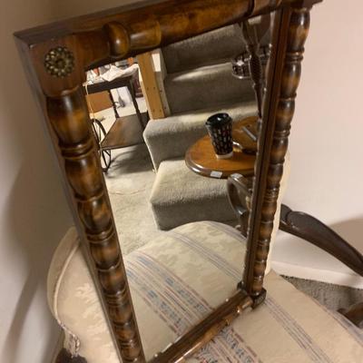 Heavy Wood Framed Mirror